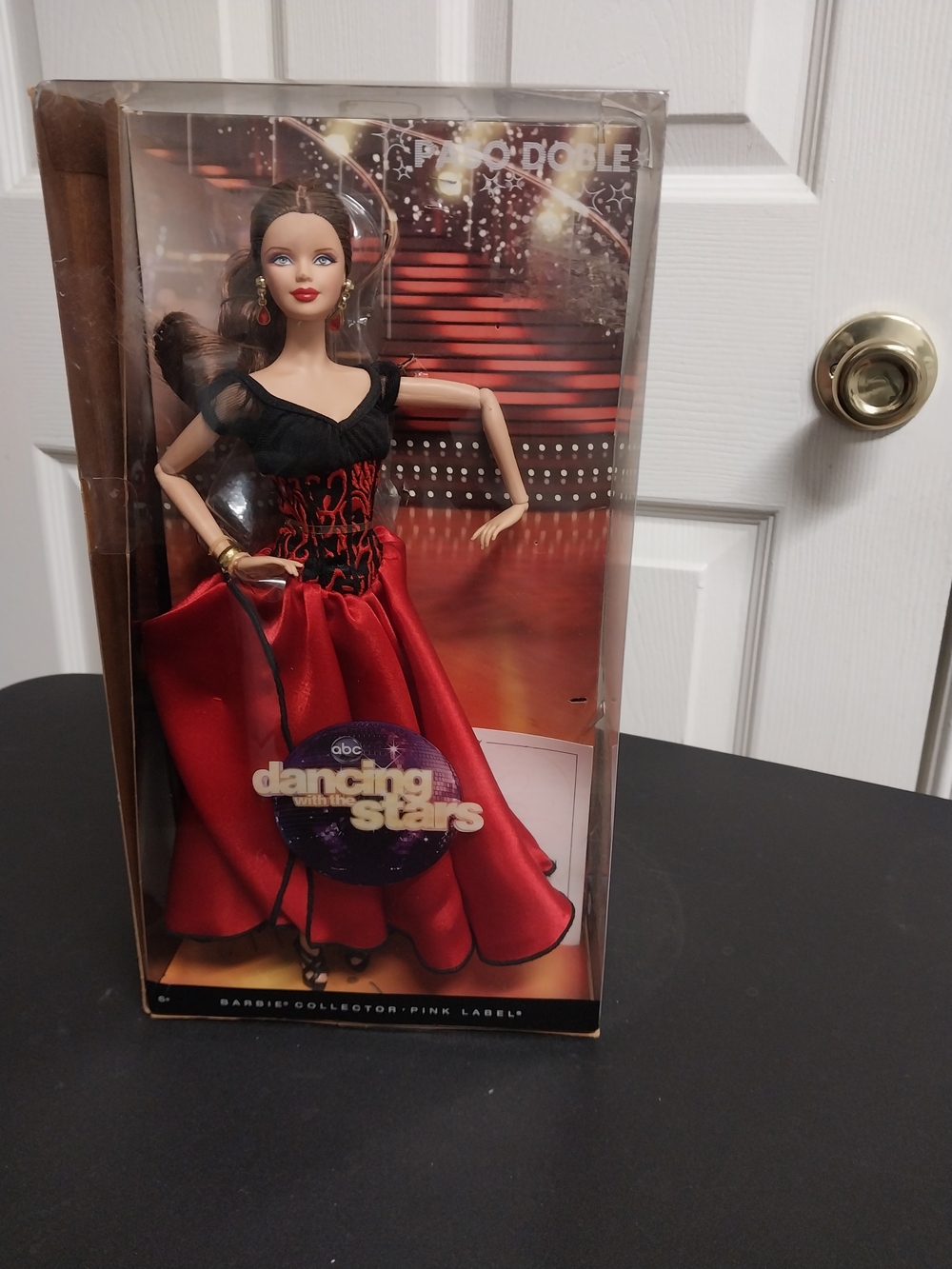 Barbie Dancing with the Stars Collector Doll -Paso Doble with a Red & Black Gown